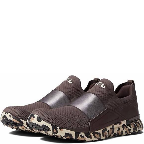 NEW APL women's techloom bliss shoe in chocolate/leopard
